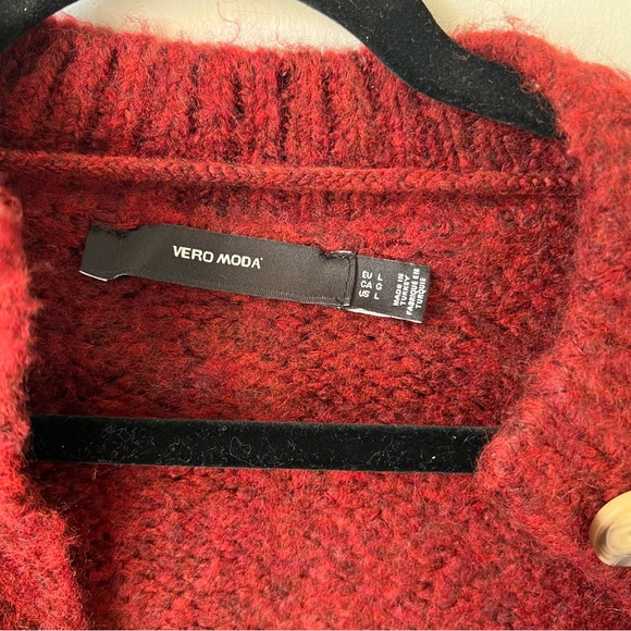 Vero Moda Red Sweater with buttons - Picture 8 of 8